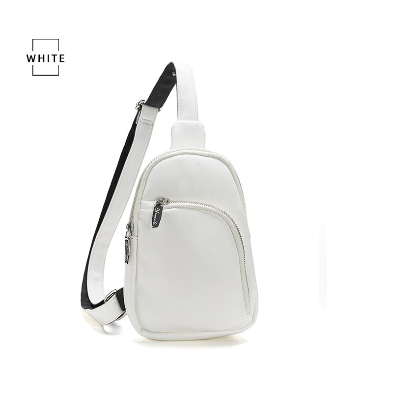 Ženska crossbody torba za pojas – PU materijal, gradski stil, poliester podstava, zatvarač, unutarnji džep sa zatvaračem i džep za mobitel.