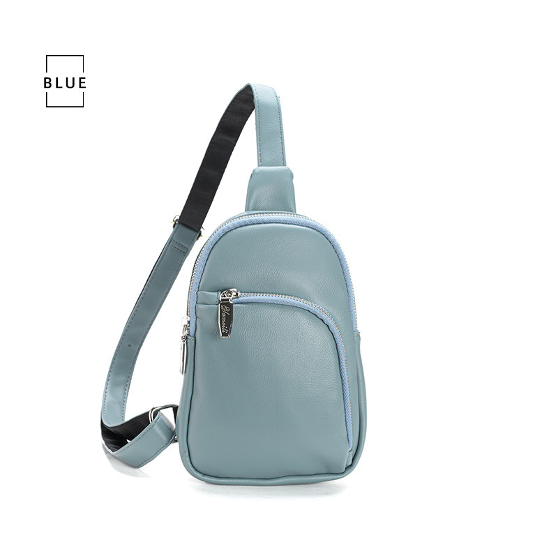 Ženska crossbody torba za pojas – PU materijal, gradski stil, poliester podstava, zatvarač, unutarnji džep sa zatvaračem i džep za mobitel.