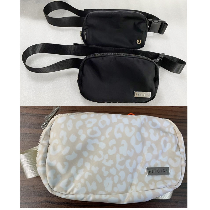 Sportska torbica za struk od najlona – vodootporna, ultra lagana, s zaštitom kralježnice, leopard uzorak, crossbody dizajn