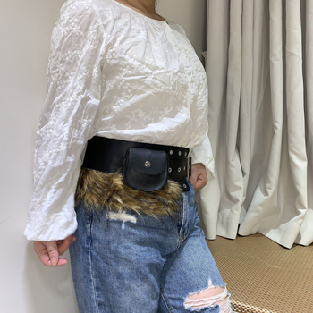 Zdarlbo PU mini derék-táska kapuzárással, PU bélés, dokumentum rekesz, háromdimenziós dizájn, mindennapi viselés, 2025 tavasz