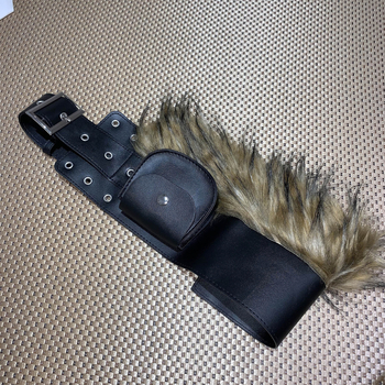 Zdarlbo PU mini derék-táska kapuzárással, PU bélés, dokumentum rekesz, háromdimenziós dizájn, mindennapi viselés, 2025 tavasz