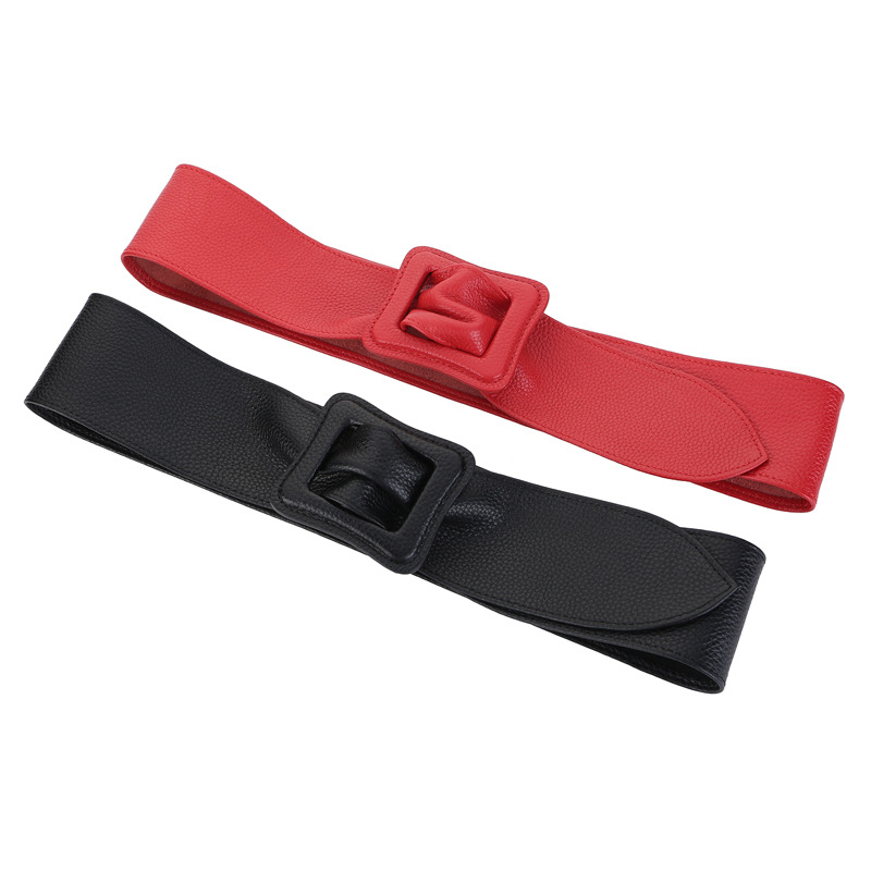 Női derékszíj valódi bőrből, első réteg marhabőrből, All-Match stílus, egyhurok öv ruhákhoz és pulóverekhez