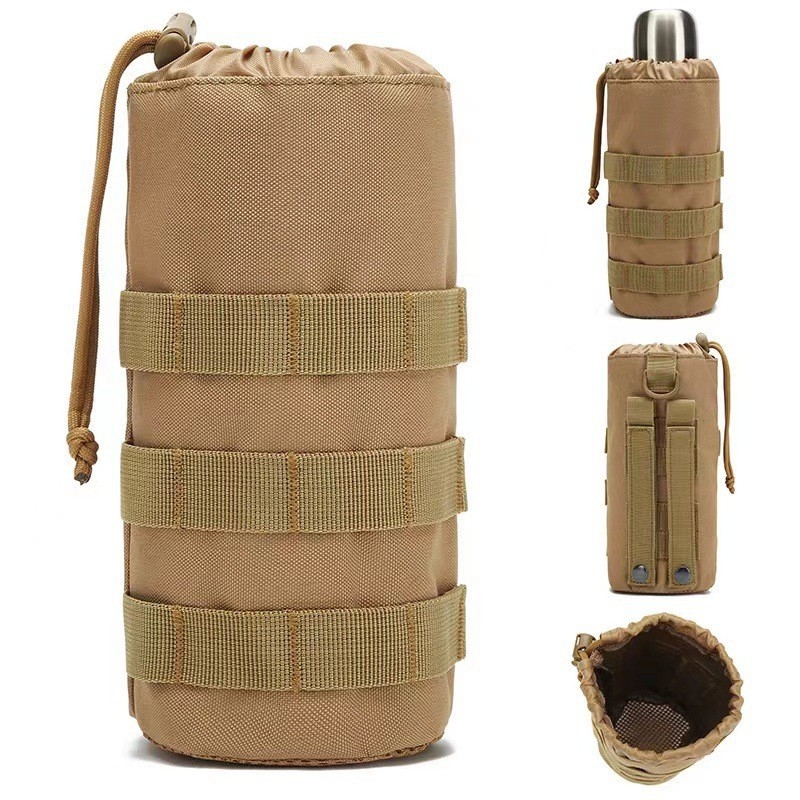 Taktička torbica za bocu za vodu s MOLLE sustavom za outdoor sportove, 1000D najlon, prozračna, vodootporna, antibakterijska, proširiva