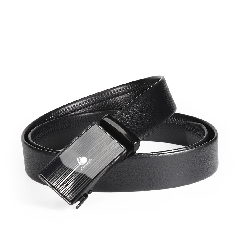 Qinlin meeste kunstnahast vöö automaatse kinnitusklambriga, raua kinnitus, 2-4 cm laius, äristiil