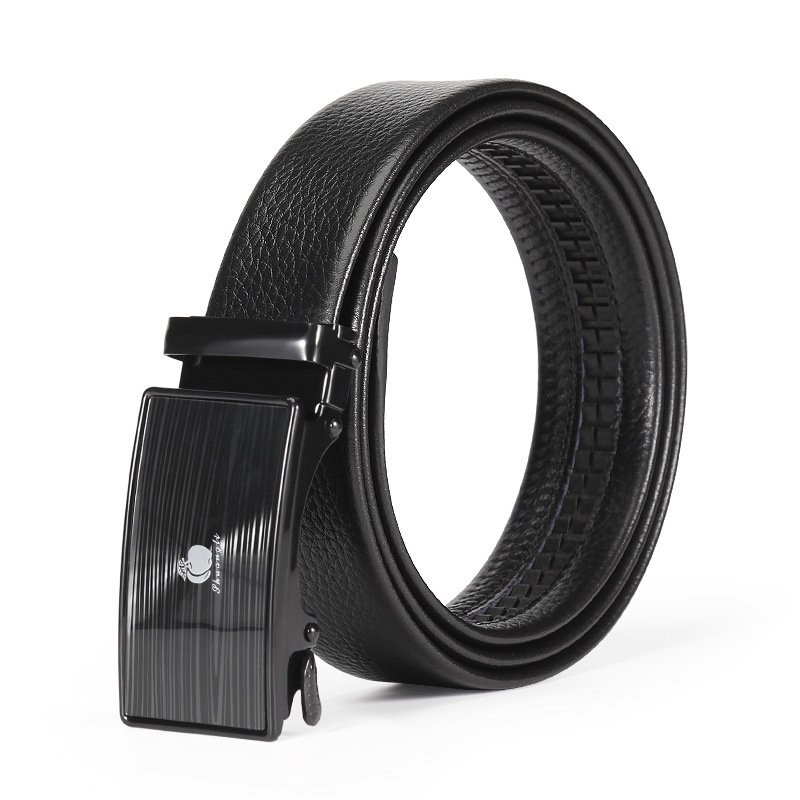 Qinlin meeste kunstnahast vöö automaatse kinnitusklambriga, raua kinnitus, 2-4 cm laius, äristiil
