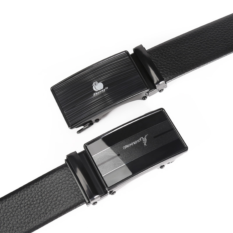 Qinlin meeste kunstnahast vöö automaatse kinnitusklambriga, raua kinnitus, 2-4 cm laius, äristiil