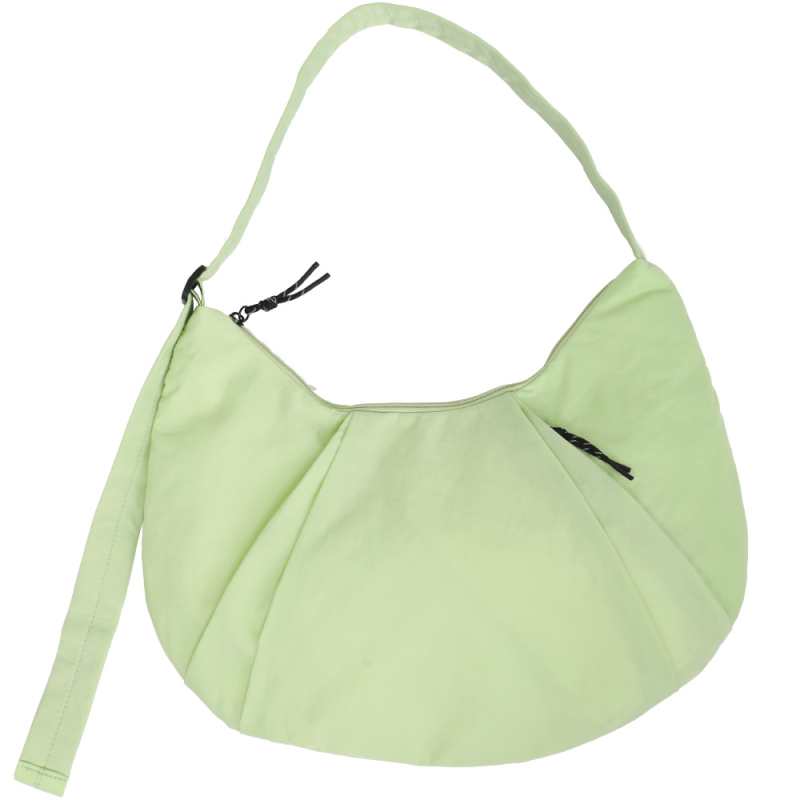Krosbody torba, unisex, najlon tkanina, stil dumpling bag, zatvaranje zipom, unutarnji džep sa zipom