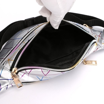 Juosmens-krūtinės krepšys gatvės stiliuje iš PU, užtrauktukas, poliesterio pamušalas, kišenė telefonui, ruduo 2025
