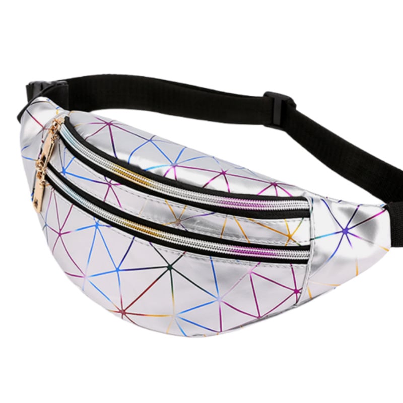 Juosmens-krūtinės krepšys gatvės stiliuje iš PU, užtrauktukas, poliesterio pamušalas, kišenė telefonui, ruduo 2025