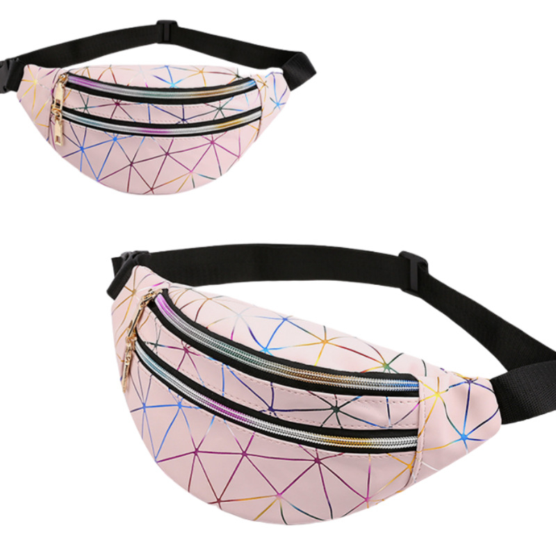 Juosmens-krūtinės krepšys gatvės stiliuje iš PU, užtrauktukas, poliesterio pamušalas, kišenė telefonui, ruduo 2025