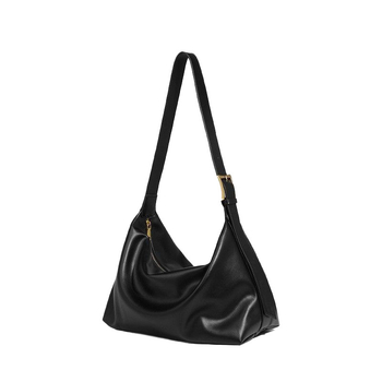 Opia PU crossbody torba - s jednim remenom, horizontalni kvadratni oblik, zatvarač, laminirani unutarnji džep