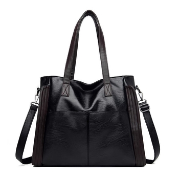 PU kožna torba za rame, unisex stil, pravokutnog oblika, zatvarač na zip, jedna naramenica