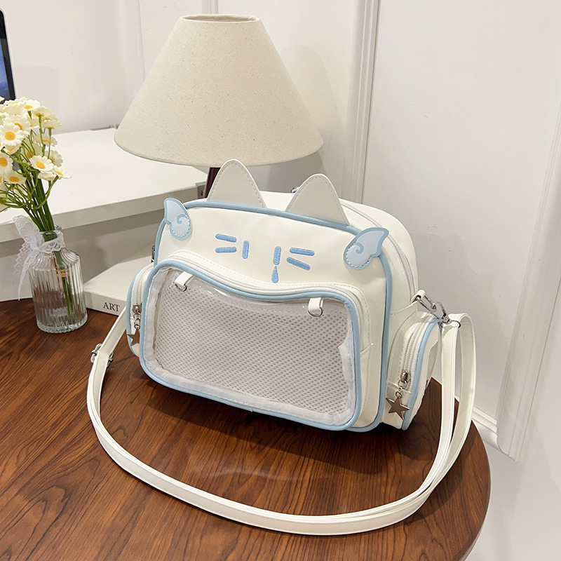 Rucsac PU, formă orizontală pătrată, fermoar, căptușeală din poliester, stil urban minimalist