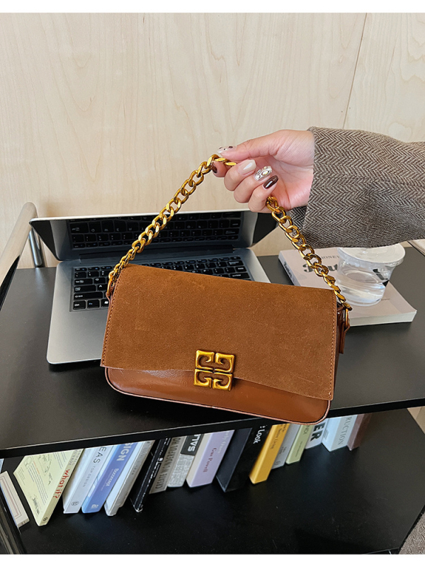 Ženska crossbody torbica u korejskom stilu, PU koža, horizontalni kvadratni oblik, zatvaranje na zip, unutarnji džepovi za telefon i dokumente