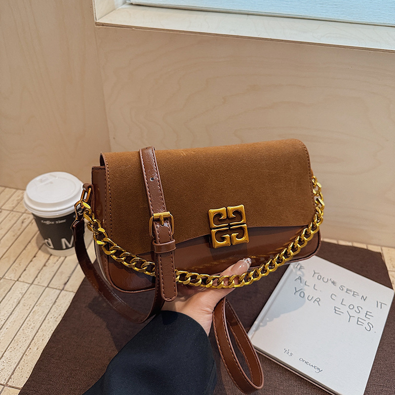 Ženska crossbody torbica u korejskom stilu, PU koža, horizontalni kvadratni oblik, zatvaranje na zip, unutarnji džepovi za telefon i dokumente
