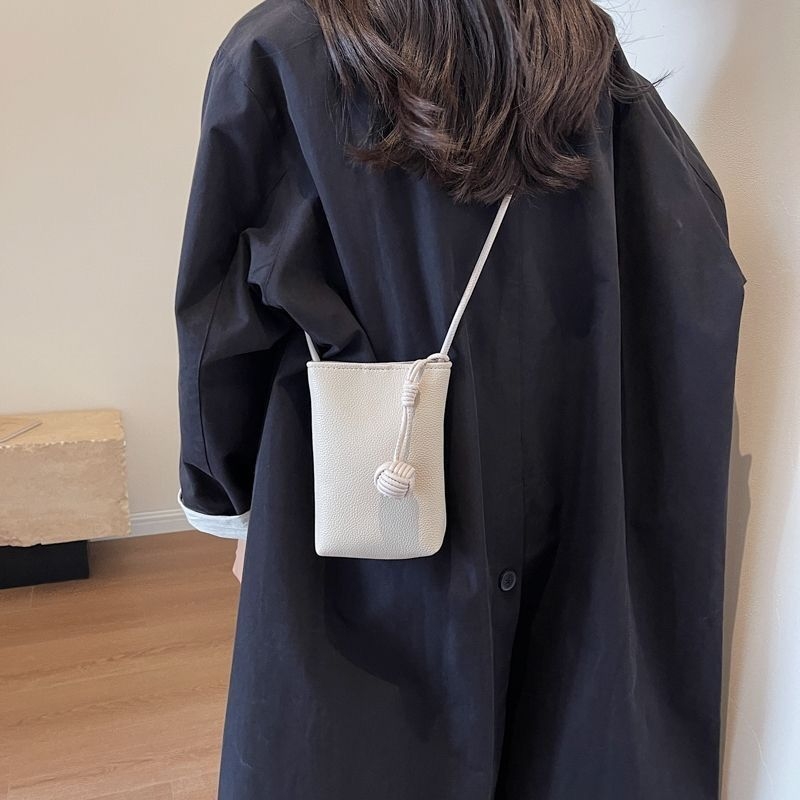 Crossbody mini kvadratna torba za telefon - unisex stil, poliester, PU podstava, proljeće 2025, svakodnevna uporaba
