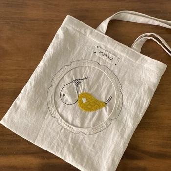 Tote чанта от памук и лен, градски стил, с джоб на цип и полиестер подплата, вертикална квадратна форма