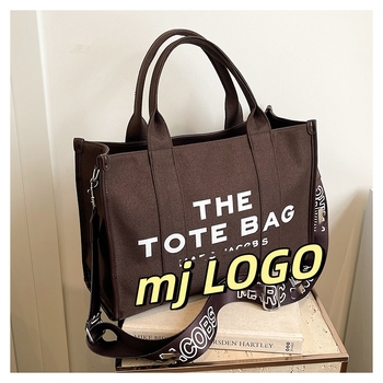 2025 nova tote torba velikog kapaciteta s otiskom slova – platnena crossbody torba za žene