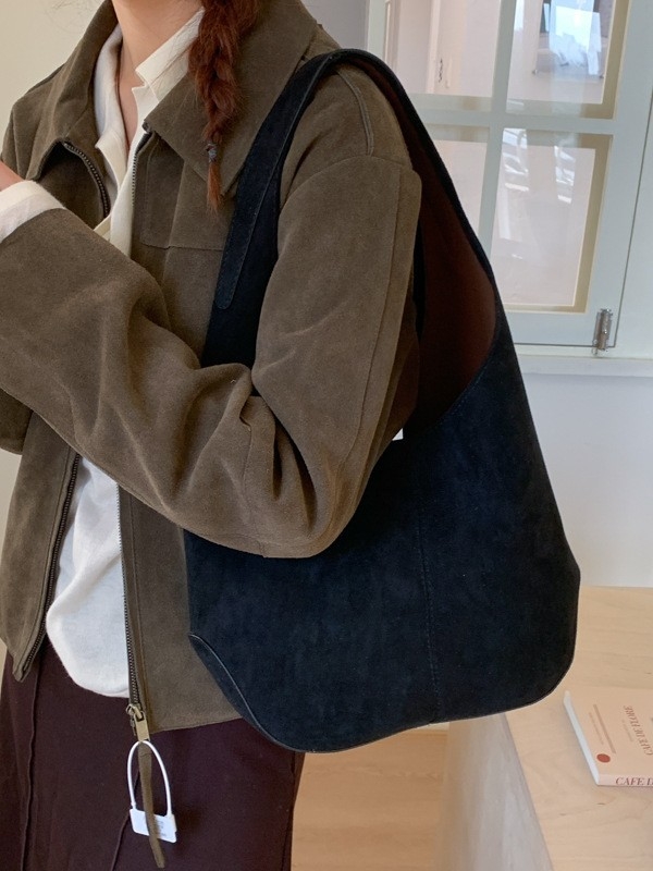 Kanta torba, gradski stil, velur, magnetsko zatvaranje, džep za dokumente