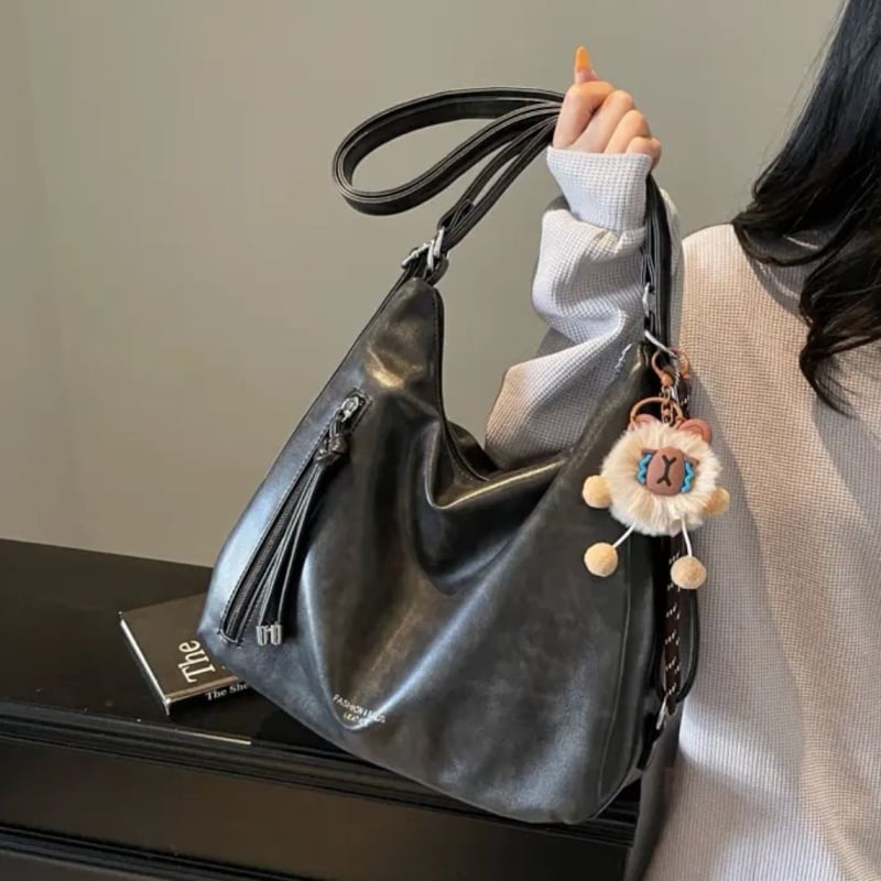 Унисекс Tote чанта от полиестер с PU подплата, за ежедневна употреба, пролет 2024 г.