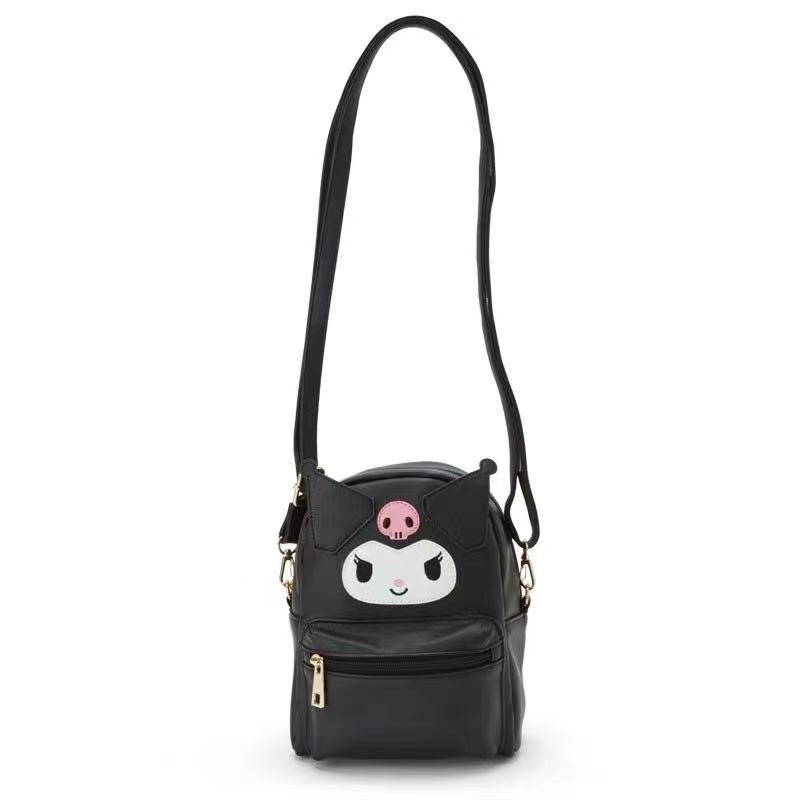 Kuromi tematiska crossbody mugursoma, PU āda, 20–35 L, sievietēm, brīvā laika ceļojumiem