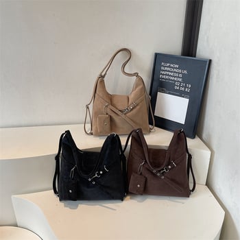 Bőr Tote crossbody táska, függőleges négyzetes alak, kapucsukásos zárás, belső zsebek telefonhoz és dokumentumokhoz