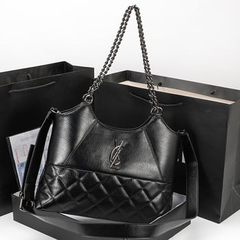 Ženska torba velike kapacitete za poslovno putovanje (Stil: poslovno putovanje; Materijal: prirodna koža; Oblik: uspravni kvadrat; Otvaranje: zatvarač; Unutrašnja podstava: poliester pamuk)