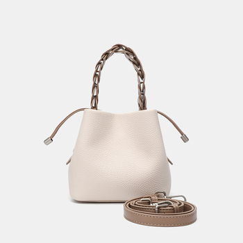 PU bucket torba za žene, magnetsko zatvaranje, unutarnja džep s zipom, ljeto 2025