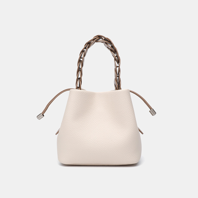 PU bucket torba za žene, magnetsko zatvaranje, unutarnja džep s zipom, ljeto 2025