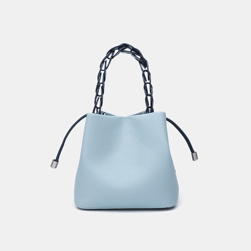 PU bucket torba za žene, magnetsko zatvaranje, unutarnja džep s zipom, ljeto 2025