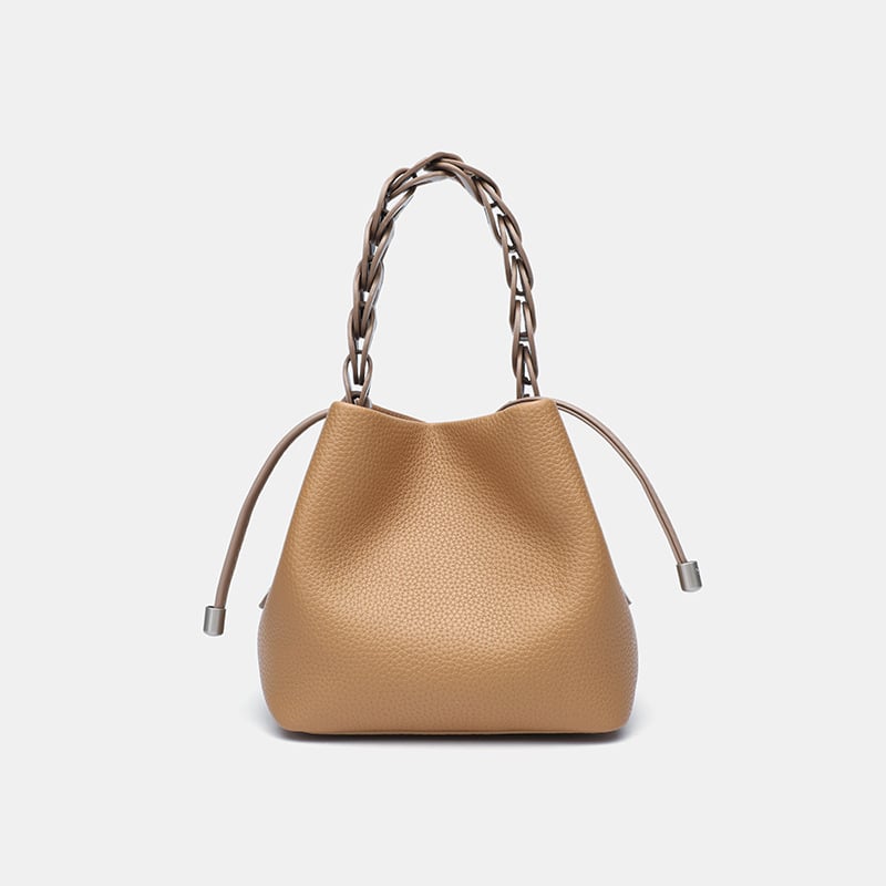 PU bucket torba za žene, magnetsko zatvaranje, unutarnja džep s zipom, ljeto 2025