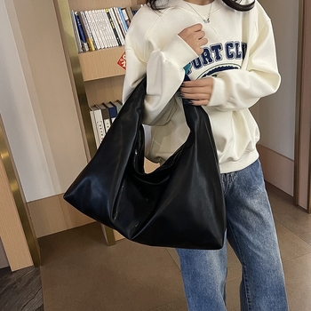 Torbica tote, PU materijal, ulični stil, horizontalno kvadratni oblik, unutarnji džep na zatvarač