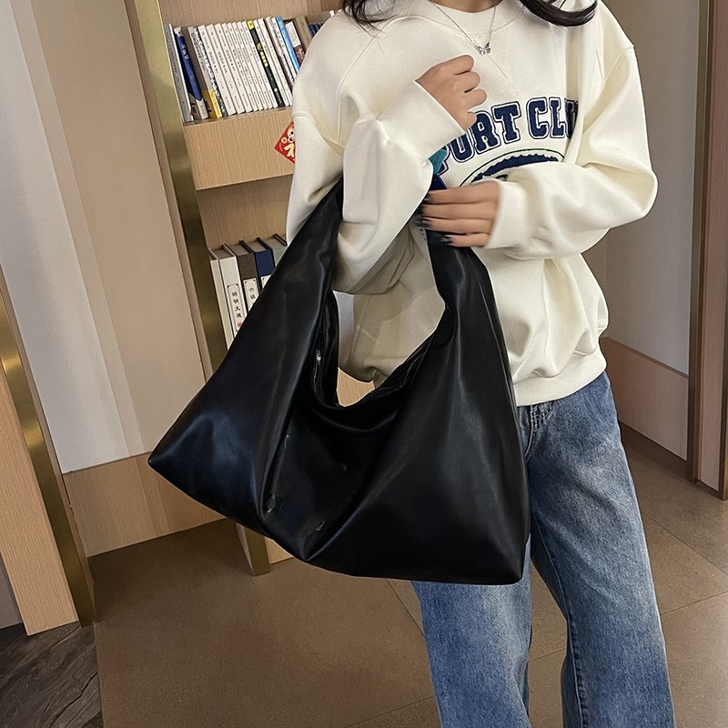 Torbica tote, PU materijal, ulični stil, horizontalno kvadratni oblik, unutarnji džep na zatvarač