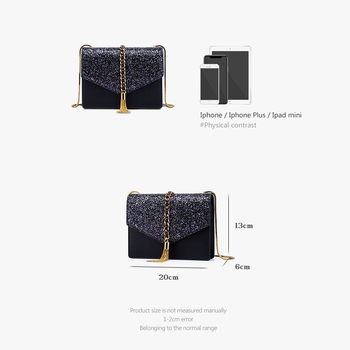 Qinlang corduroy mala kvadratna crossbody torbica s PU podstavom, magnetsko zatvaranje, pogodna za slobodno vrijeme
