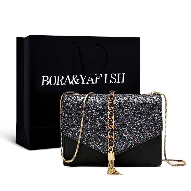 Qinlang corduroy mala kvadratna crossbody torbica s PU podstavom, magnetsko zatvaranje, pogodna za slobodno vrijeme