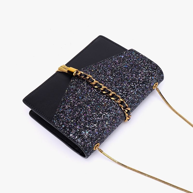 Qinlang corduroy mala kvadratna crossbody torbica s PU podstavom, magnetsko zatvaranje, pogodna za slobodno vrijeme