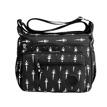 Najlon torbica za rame, messenger stil, srednja veličina, Oxford platno, casual ženska torbica