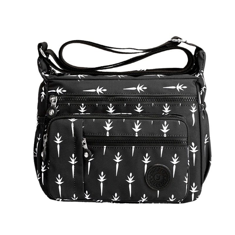 Najlon torbica za rame, messenger stil, srednja veličina, Oxford platno, casual ženska torbica