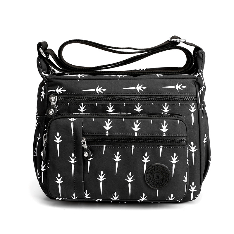 Najlon torbica za rame, messenger stil, srednja veličina, Oxford platno, casual ženska torbica