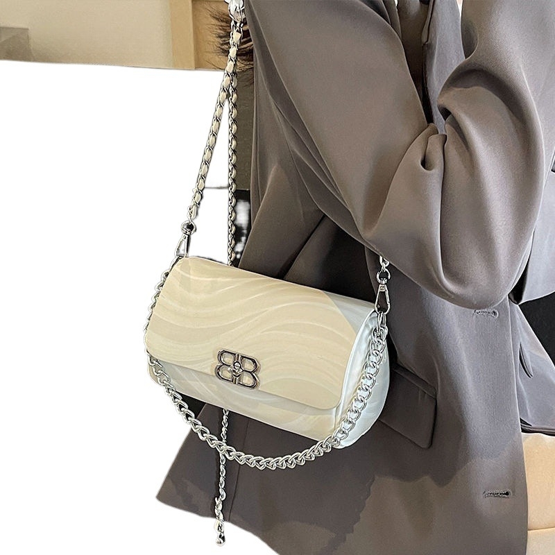 Crossbody torbica od Corduroy za žene, Cyber Function stil, mala kružna torbica, zatvarač, PU podstava
