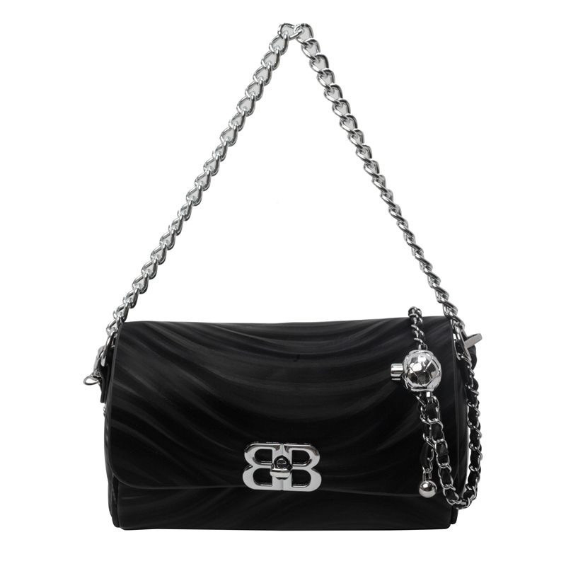 Crossbody torbica od Corduroy za žene, Cyber Function stil, mala kružna torbica, zatvarač, PU podstava