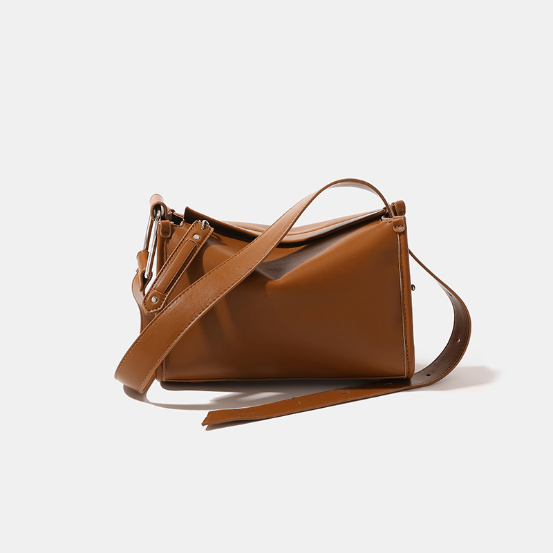 Crossbody torbica s oblikom jastuka, PU koža, urbani minimalistički stil, skriveni džep na zatvarač, džep za telefon i pregradnim džepom