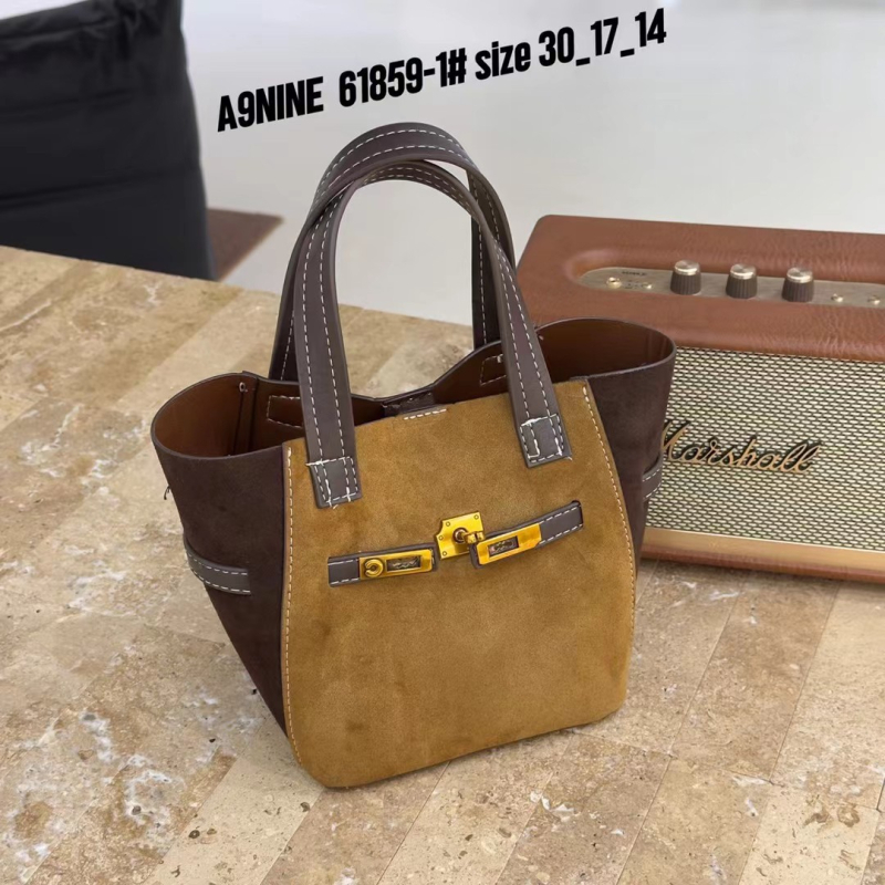 Enchino bucket bag - PU koža, lančana naramenica, magnetsko zatvaranje, laminirani džep sa zatvaračem