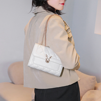 KELAI Crossbody torbica — PU materijal, podlaktni stil, horizontno kvadratni oblik