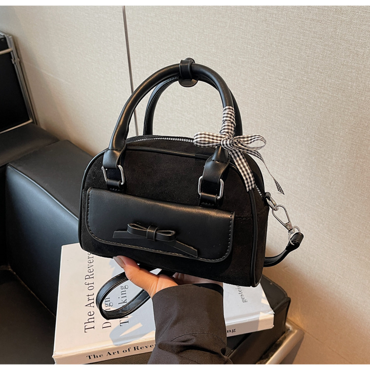 PU koža retro ženska torbica, kvadratnog oblika, zatvarač, poliester podstava, unutarnji džep sa zipom