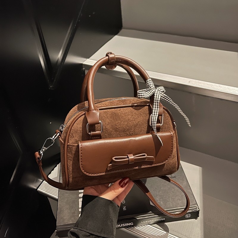 PU koža retro ženska torbica, kvadratnog oblika, zatvarač, poliester podstava, unutarnji džep sa zipom