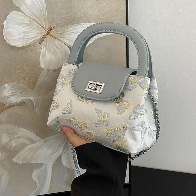 PU crossbody torbica – gradski jednostavan stil, vodoravni kvadratni oblik, zatvaranje kopčom, podstava od poliestera