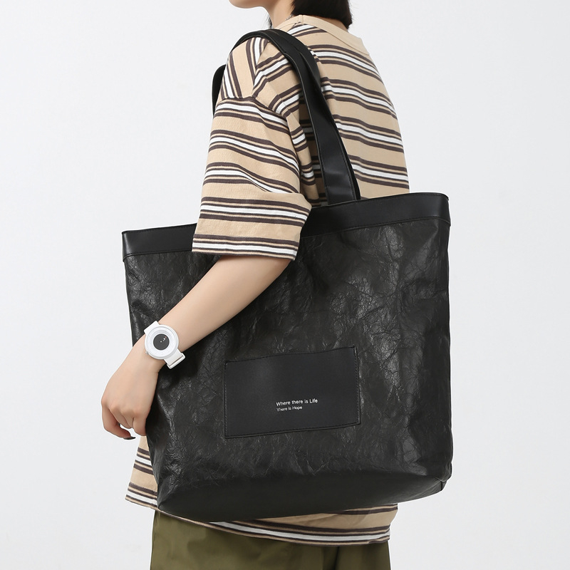 Nylon Tote torba – Ulični stil, Otvaranje sa zatvaračem, Horizontalni kvadratni oblik
