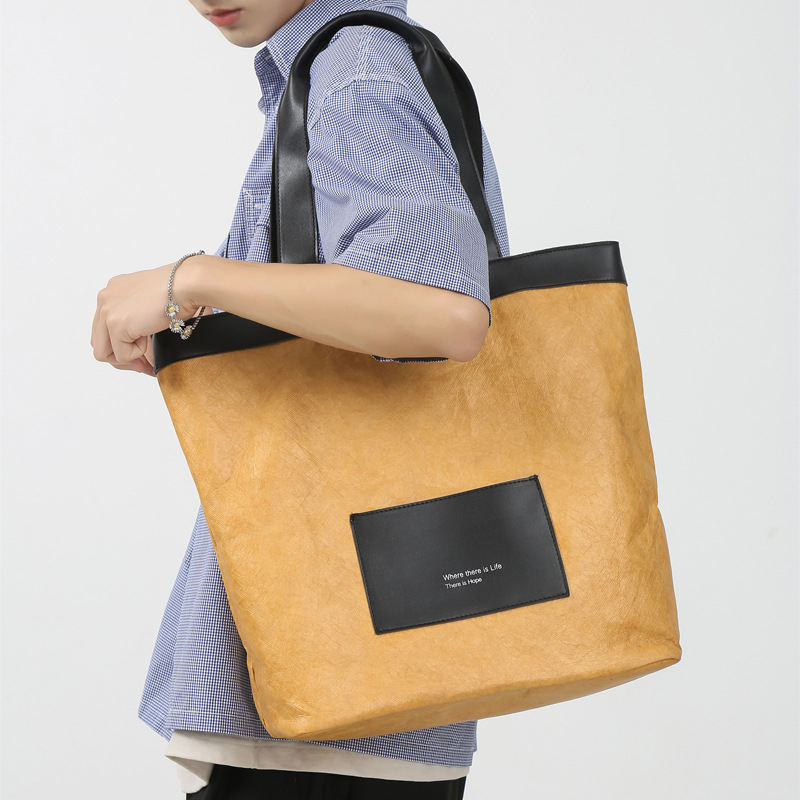 Nylon Tote torba – Ulični stil, Otvaranje sa zatvaračem, Horizontalni kvadratni oblik