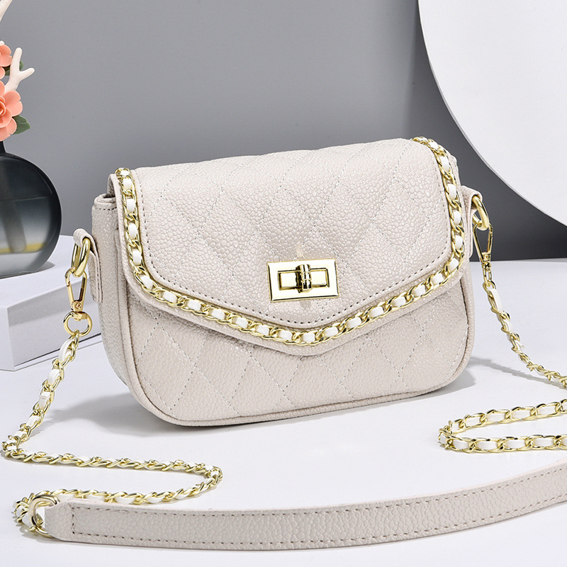 2025 nova ženska torbica s dijamantnim šivanjem, moderna i minimalistička, svestrana, butik dizajn, torba preko ramena